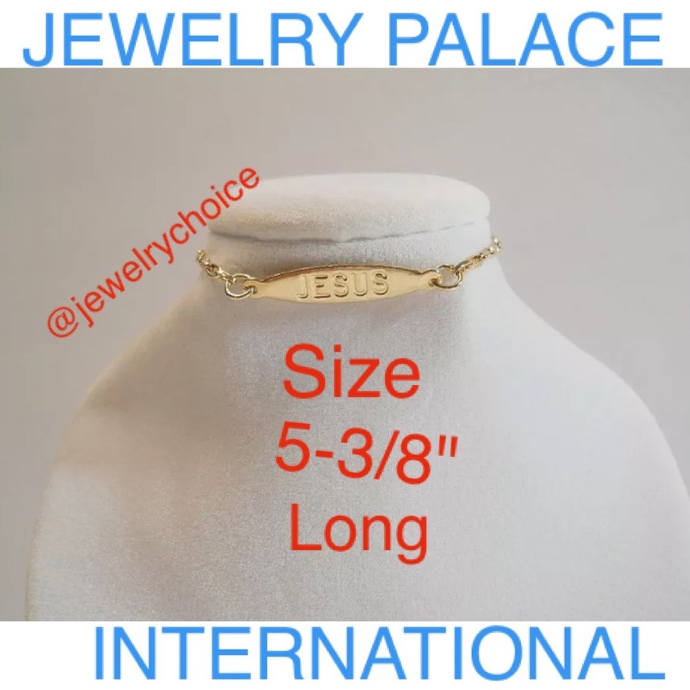 🆕14K Gold Filled Jesus Children Bracelet
